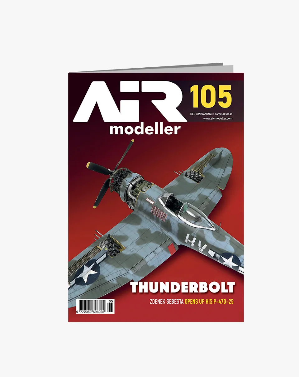AFV Modeller AIR Modeller 105 rivista aerei militare