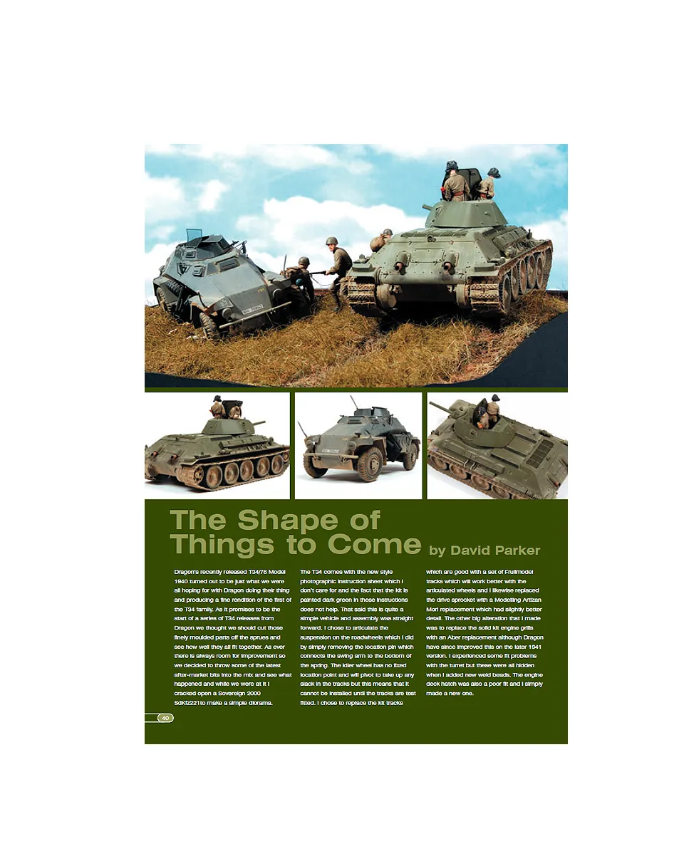 AFV Modeller Issue 21 articolo PDF Shape of Things to Come