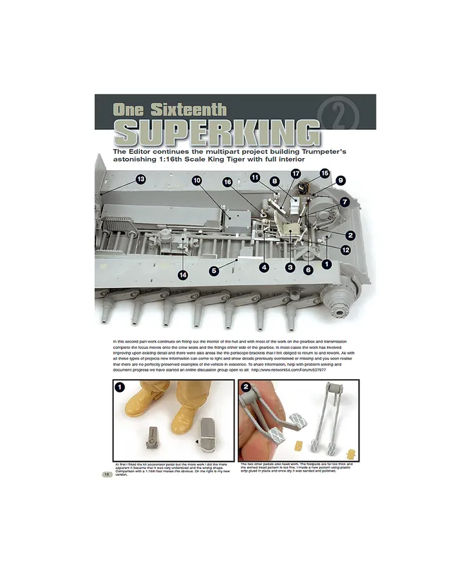 AFV Modeller Issue 46 articolo PDF Superking 1:16