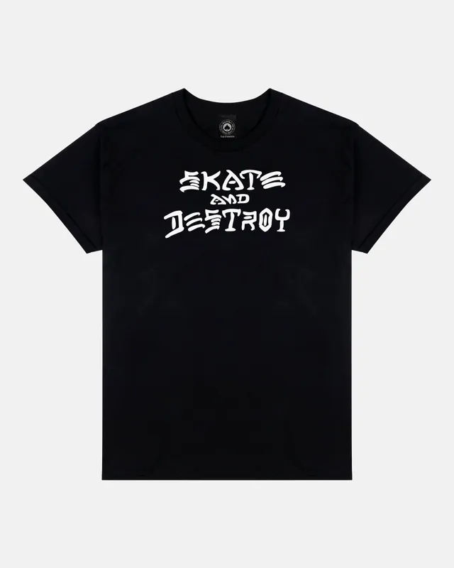 Thrasher Skate and Destroy t-shirt nera cotone Stecyk