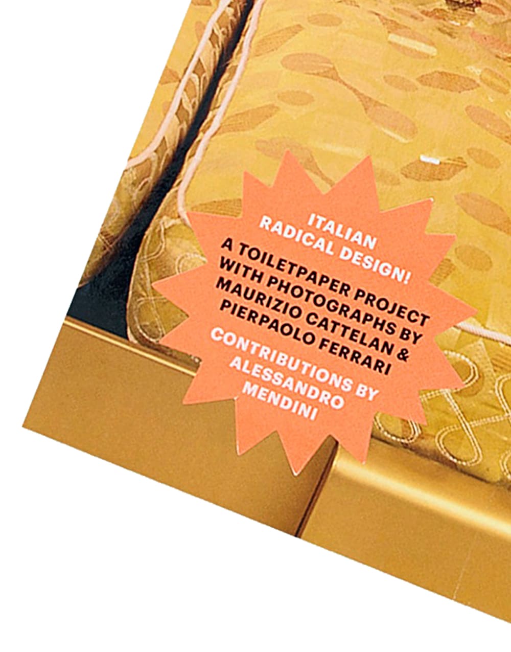 TOILETPAPER 1968 Italian Radical Design libro board book