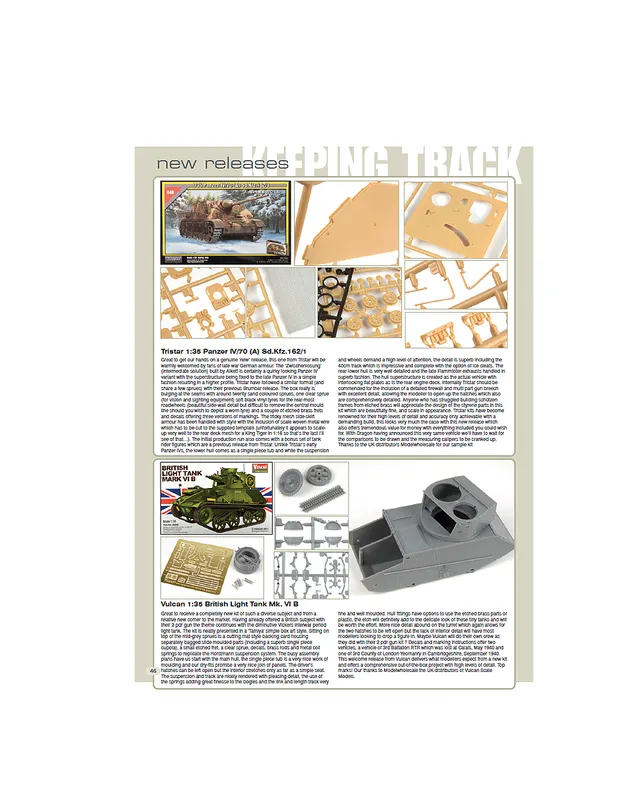 AFV Modeller Keeping Track numero 60 articolo PDF novità