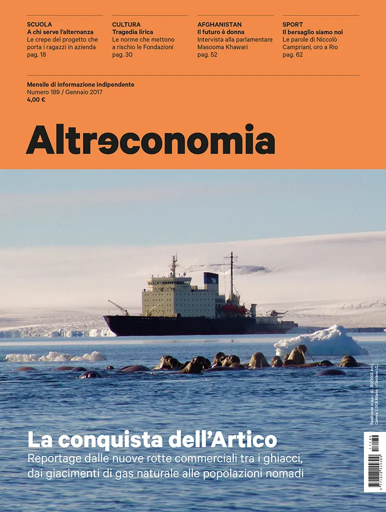 Altreconomia 189 La conquista dell'Artico rivista copia singola