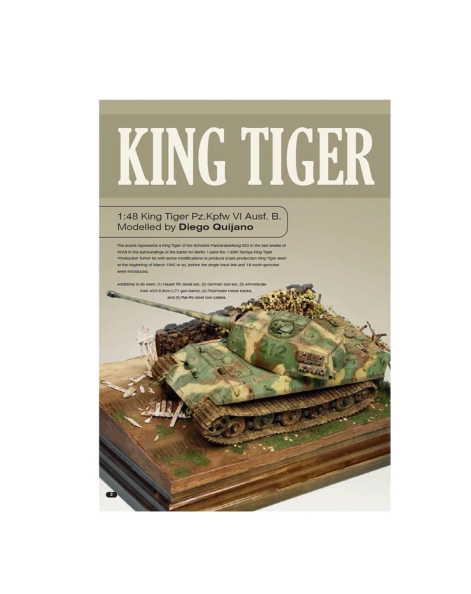 AFV Modeller Issue 51 rivista PDF King Tiger