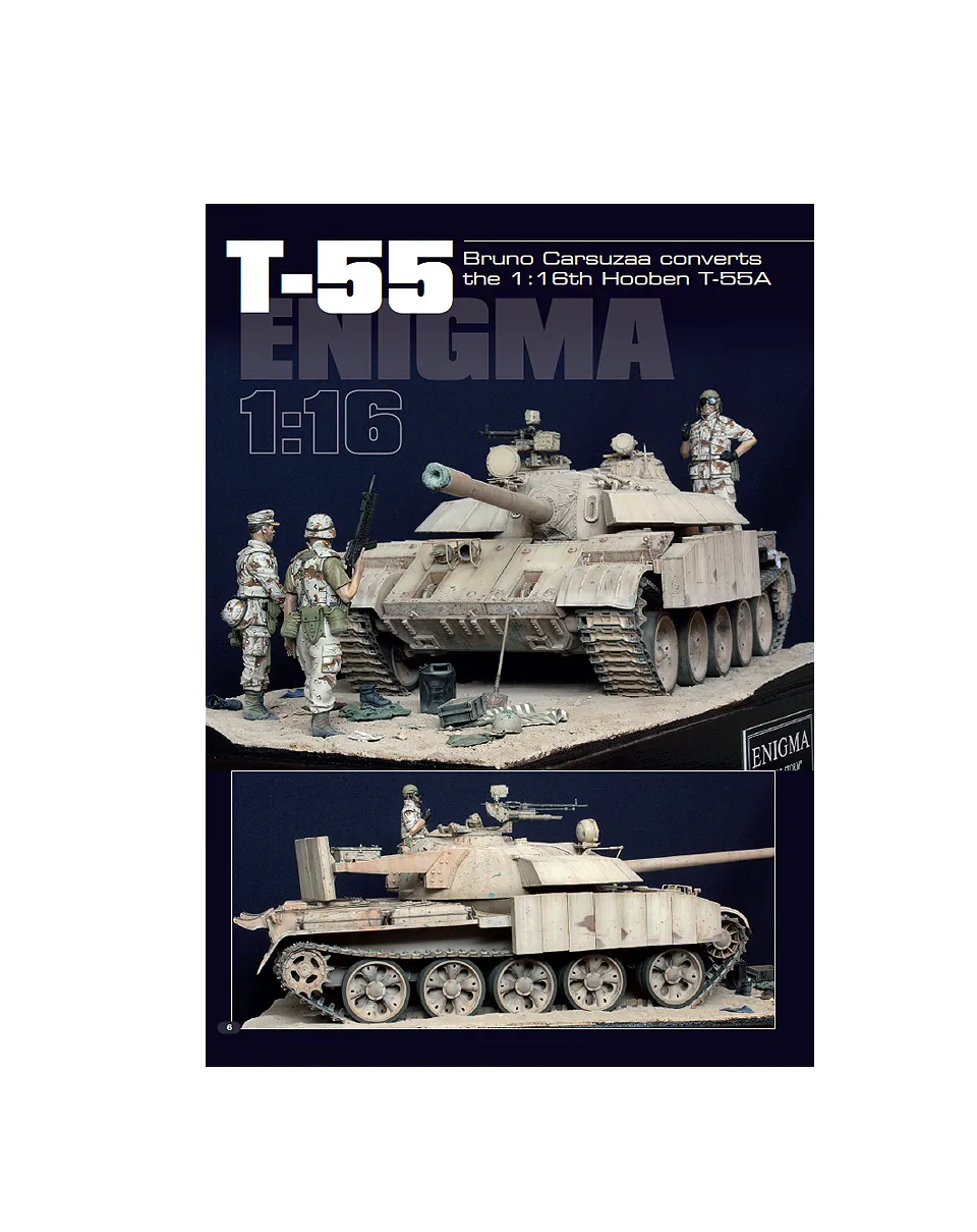 AFV Modeller AFV 60 articolo PDF T-55 Enigma 1:16 copia singola