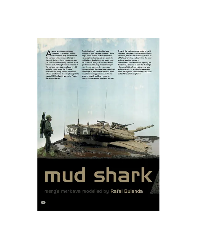 AFV Modeller AFV91 articolo PDF Mud Shark Merkava