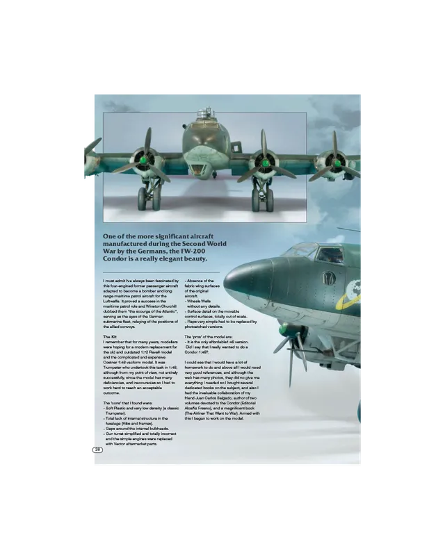 AFV Modeller AIR 49 Condor FW-200 rivista PDF copia singola