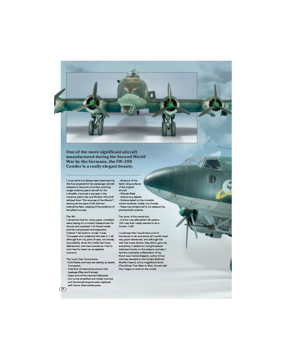AFV Modeller AIR 49 Condor FW-200 rivista PDF copia singola