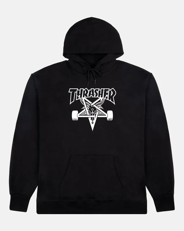 Thrasher Skategoat felpa con cappuccio nera