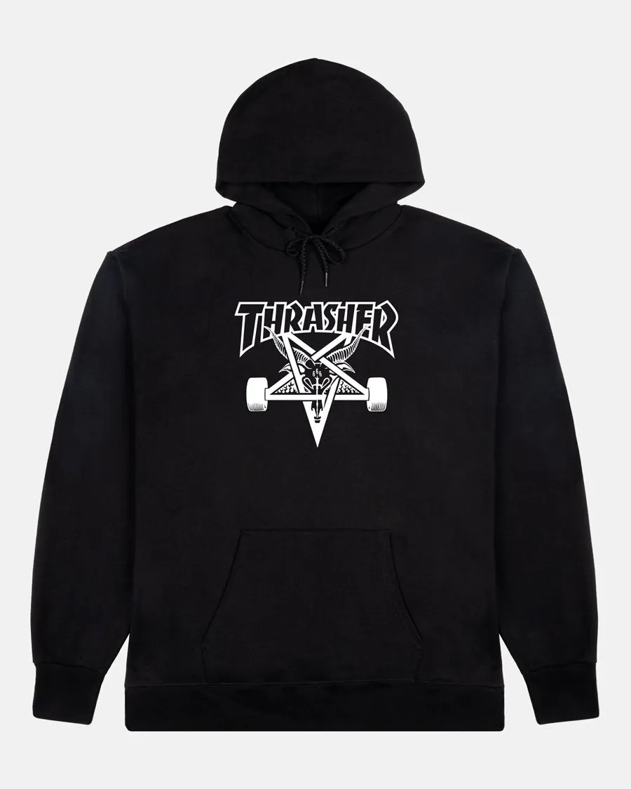 Thrasher Skategoat felpa con cappuccio nera