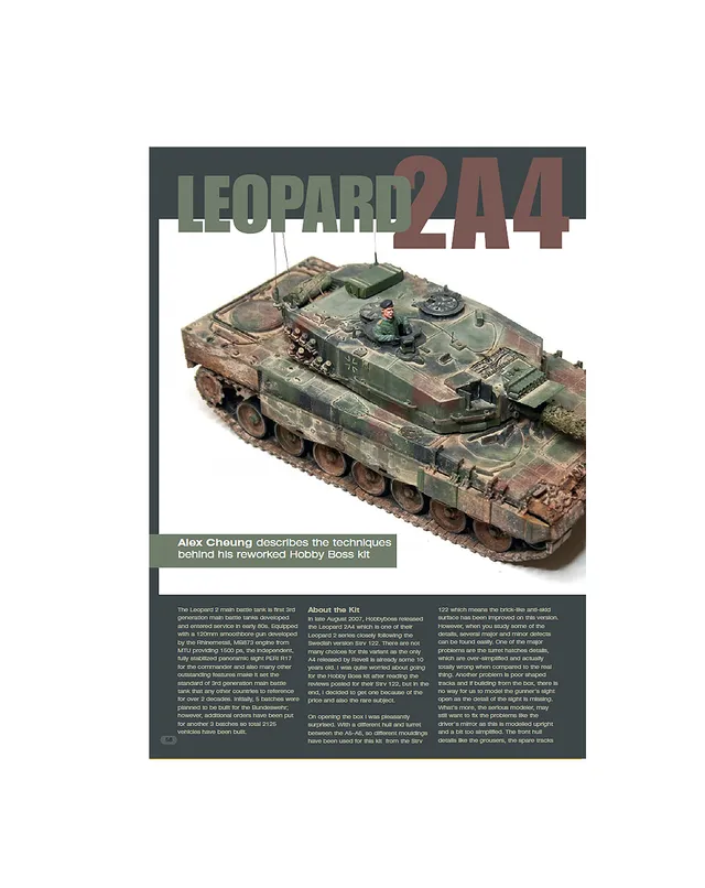 AFV Modeller Issue 56 Leopard 2A4 rivista PDF numero singolo
