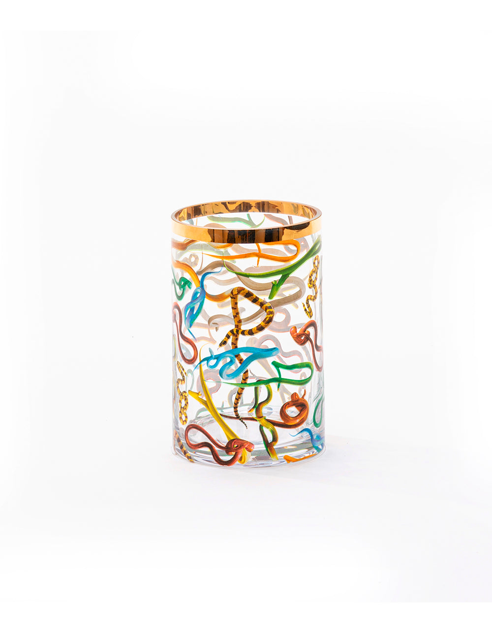 TOILETPAPER Cylindrical Small vaso vetro Roses 14 cm