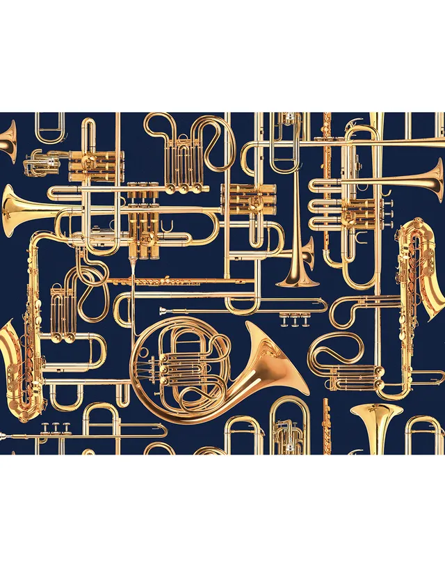 TOILETPAPER Donald Trumpet carta da parati Black 400x310 cm