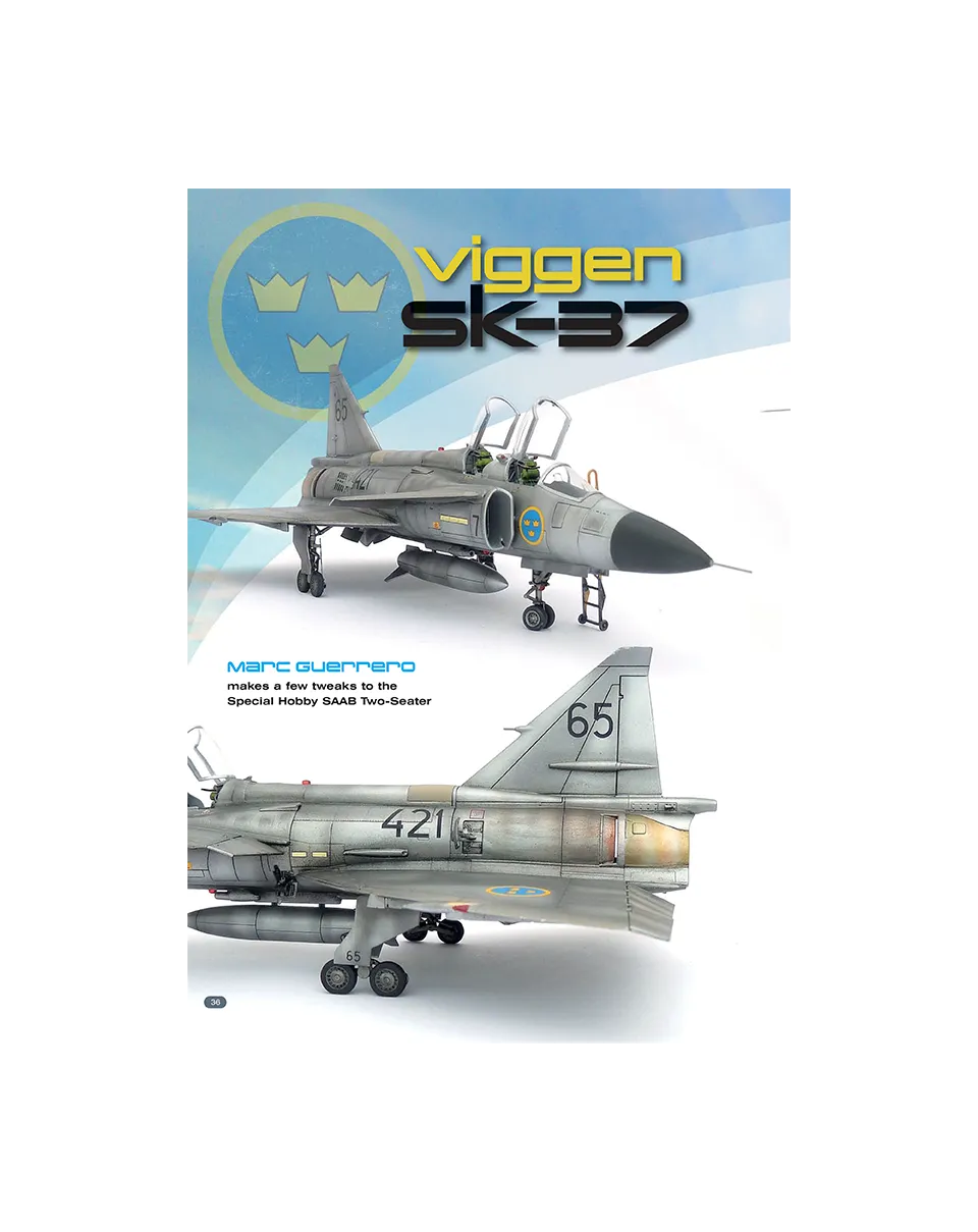 AFV Modeller AIR98 Viggen rivista PDF copia singola aerei