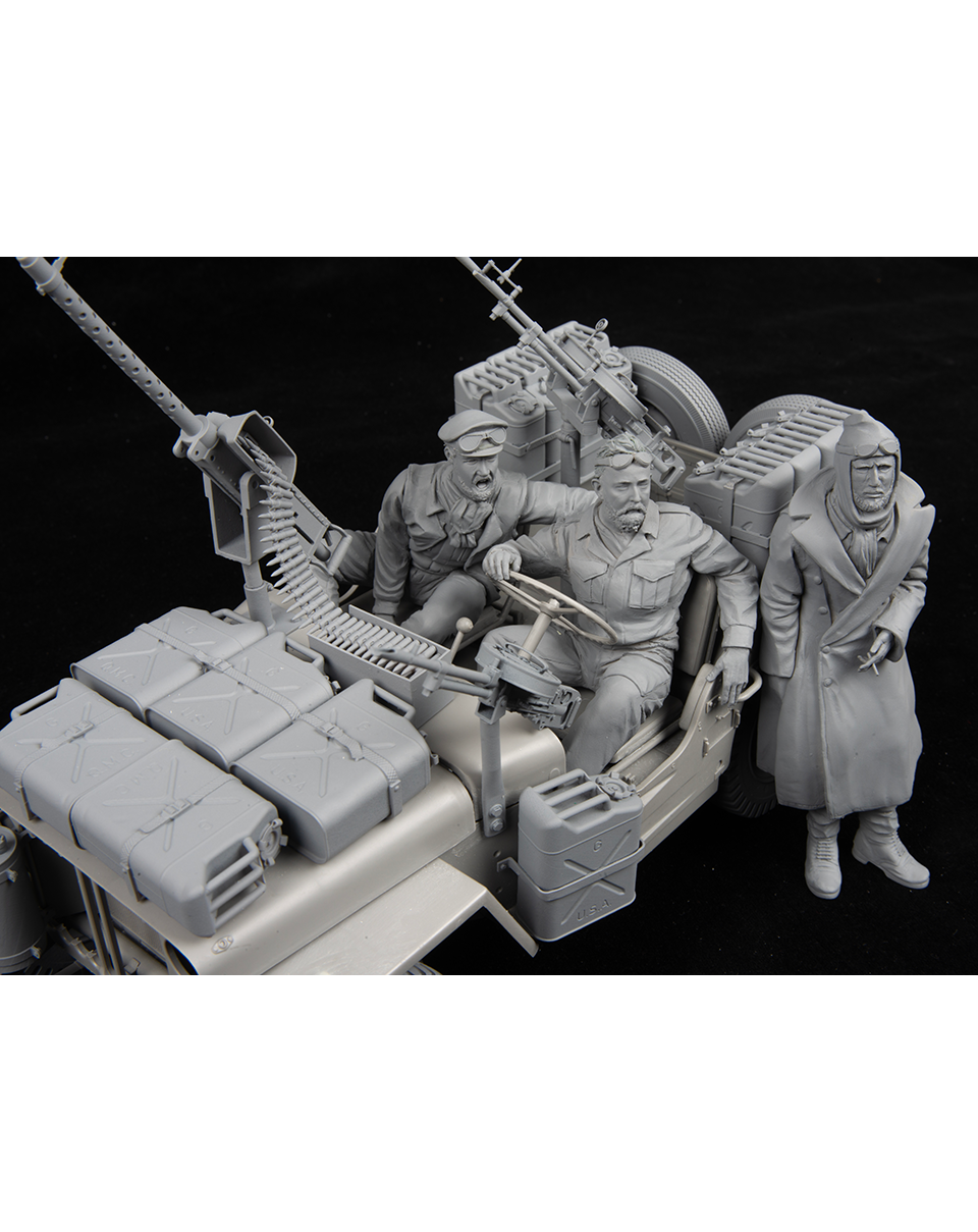 AFV Modeller 16096 figure 1:16 Jeep Gunner LRDG