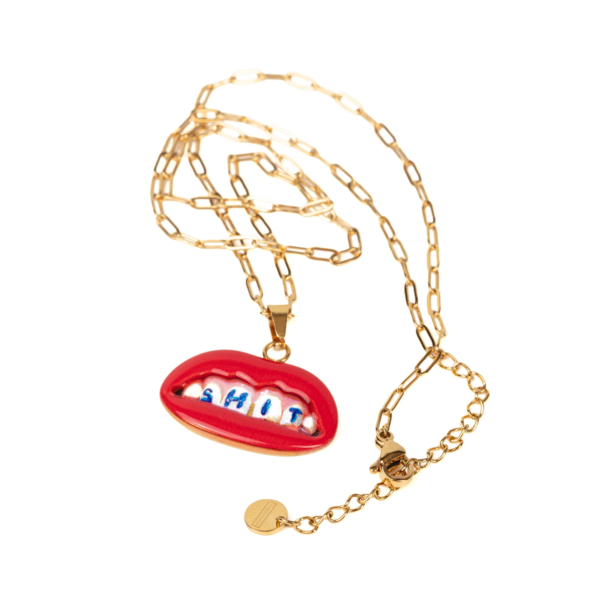 TOILETPAPER Pendant collana sturalavandino acciaio inox 25 mm