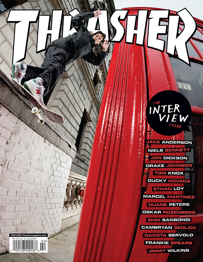 Thrasher Febbraio 2020 rivista copia singola interviste