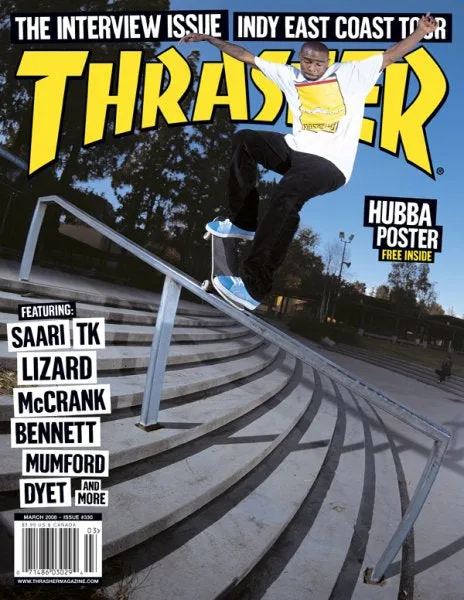 Thrasher marzo 2008 rivista copia singola interview issue