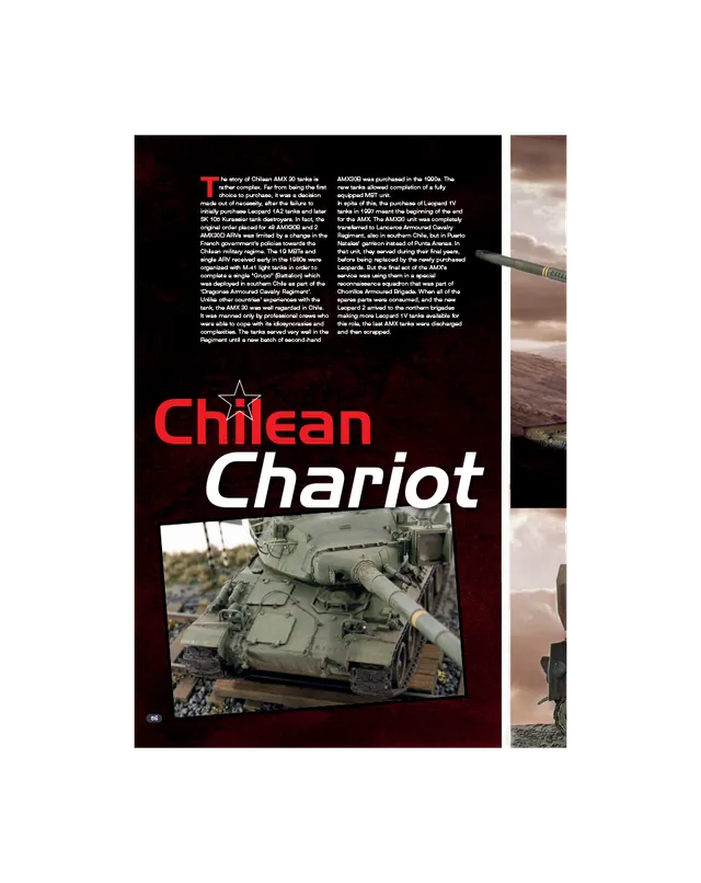 AFV Modeller AFV92 Chilean Chariot articolo PDF copia singola