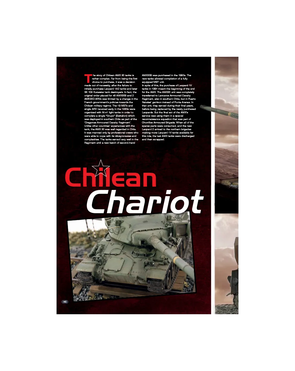 AFV Modeller AFV92 Chilean Chariot articolo PDF copia singola
