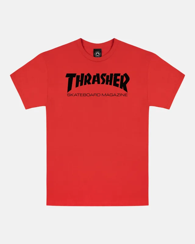 Thrasher Skate Mag t-shirt bimbo rossa cotone USA