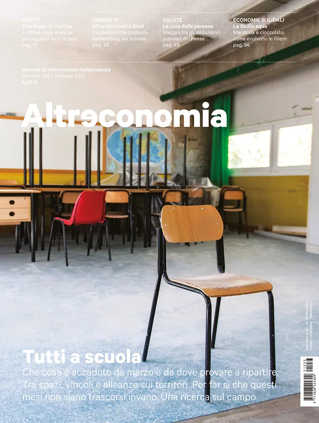 Altreconomia 233 Tutti a scuola rivista copia singola