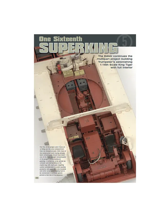 AFV Modeller Issue 49 rivista PDF One Sixteenth Superking