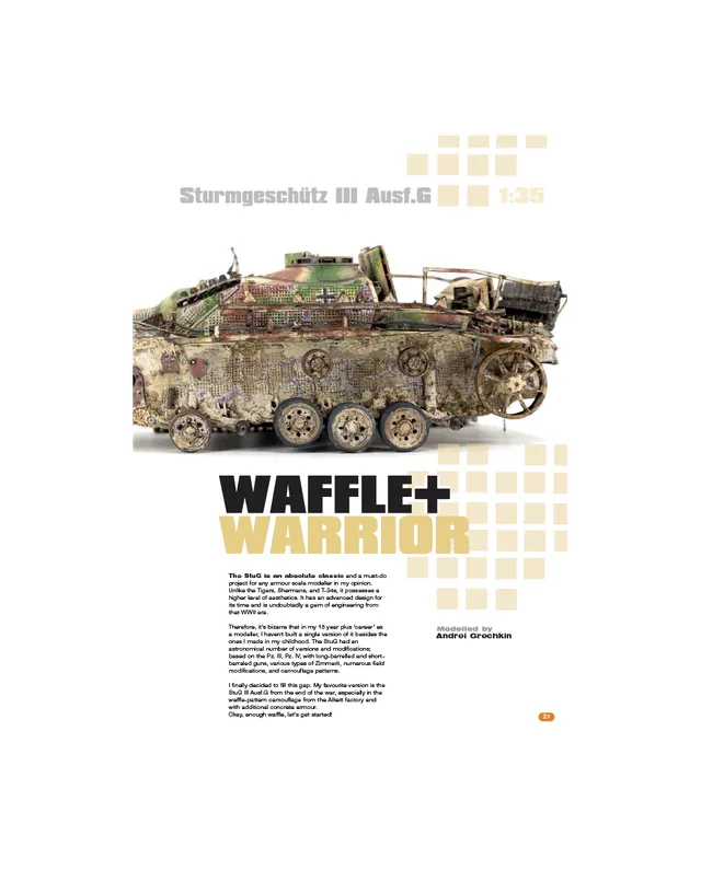 AFV Modeller AFV 138 Waffle Warrior articolo PDF