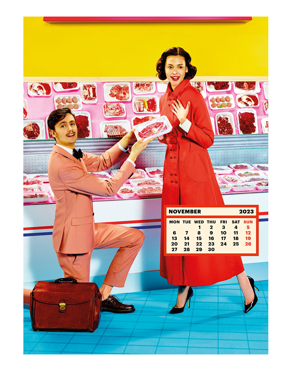 TOILETPAPER Calendar 2023 calendario muro 28x39 baci