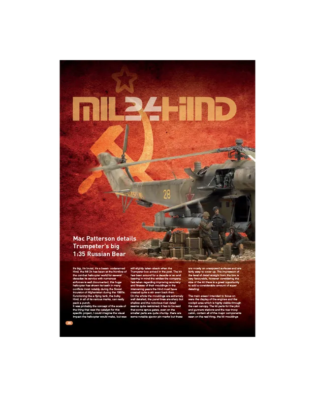 AFV Modeller AIR58 articolo PDF Mil 24 Hind