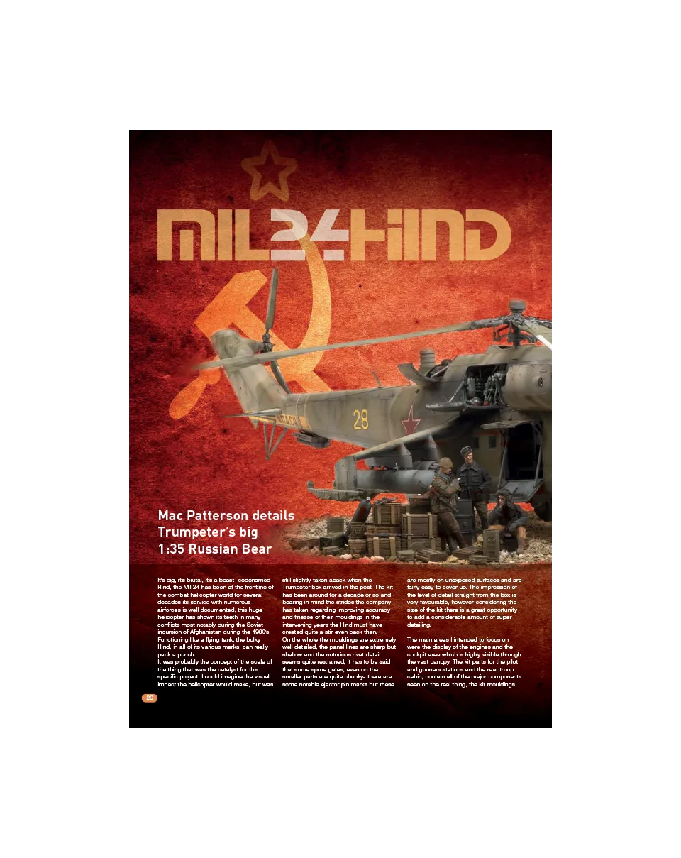 AFV Modeller AIR58 articolo PDF Mil 24 Hind