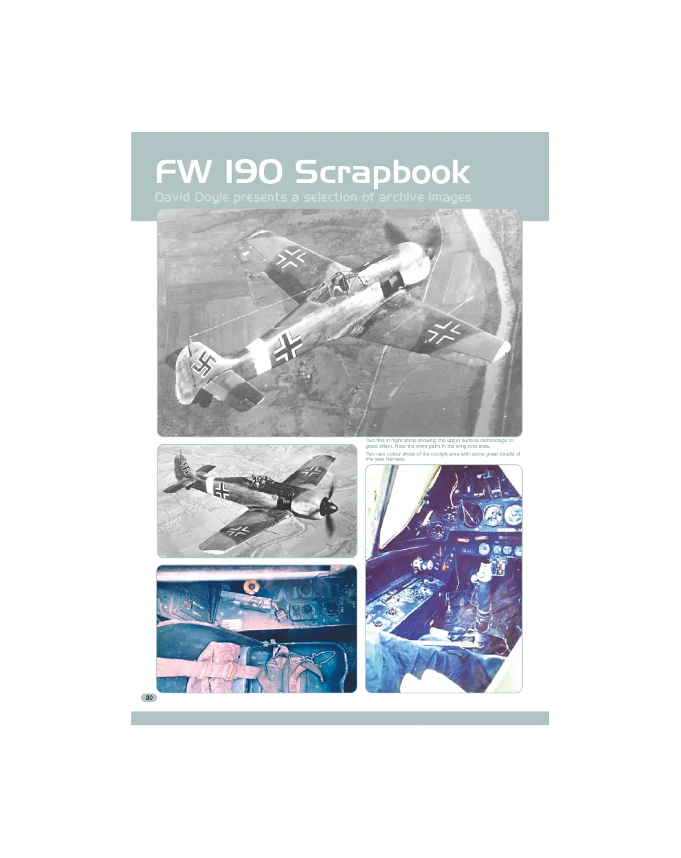 AFV Modeller AIR11 articolo PDF FW190 Scrapbook copia singola