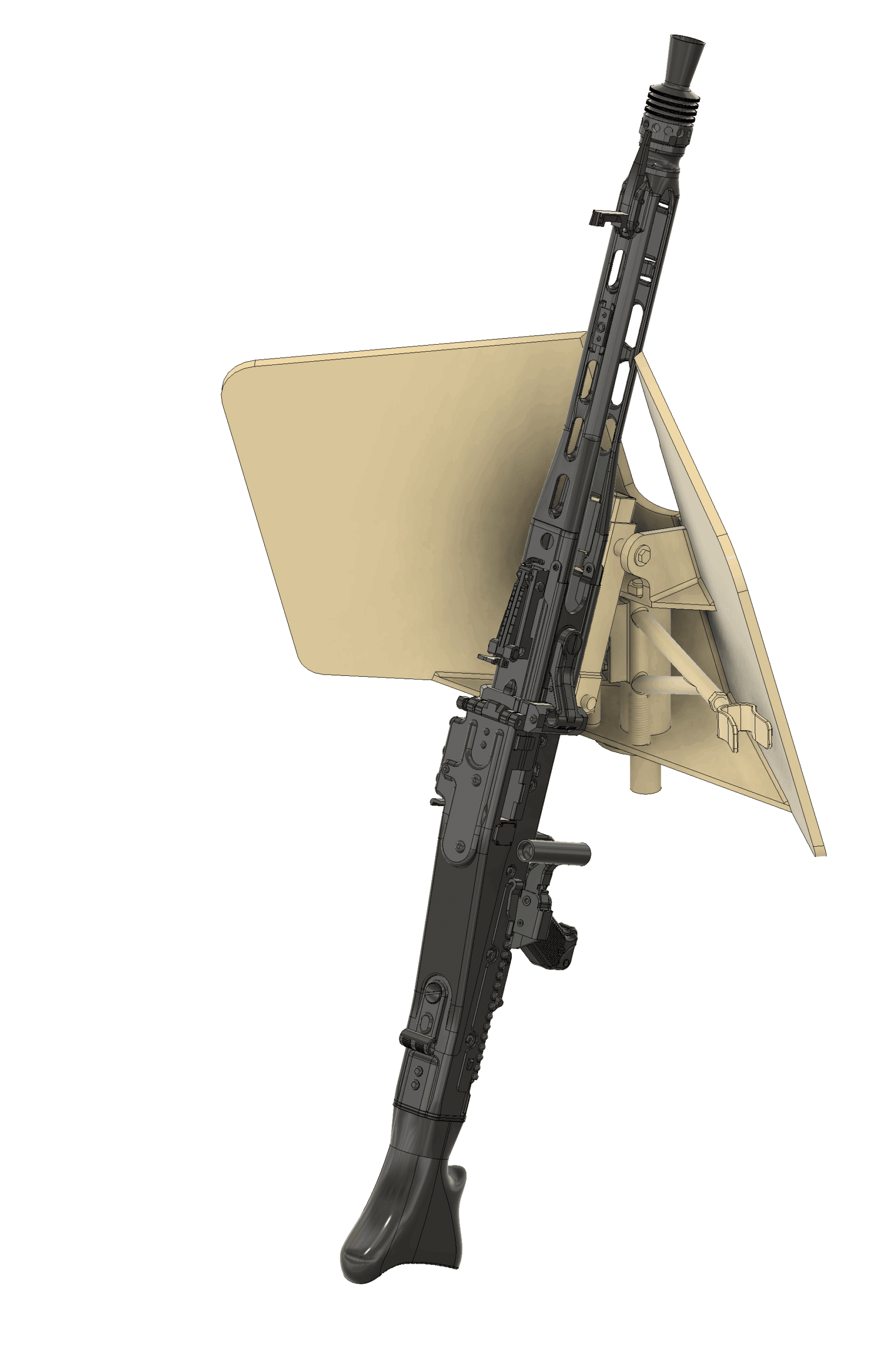 AFV Modeller 16302 Sd.Kfz. 251 MG42 Shield Mount dettaglio 1:16