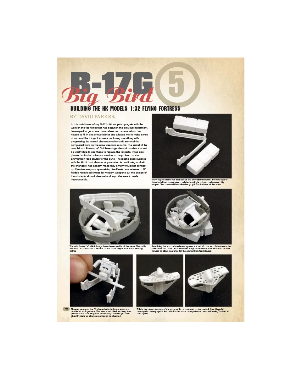 AFV Modeller AIR54 articolo PDF Big Bird B-17 Part 5