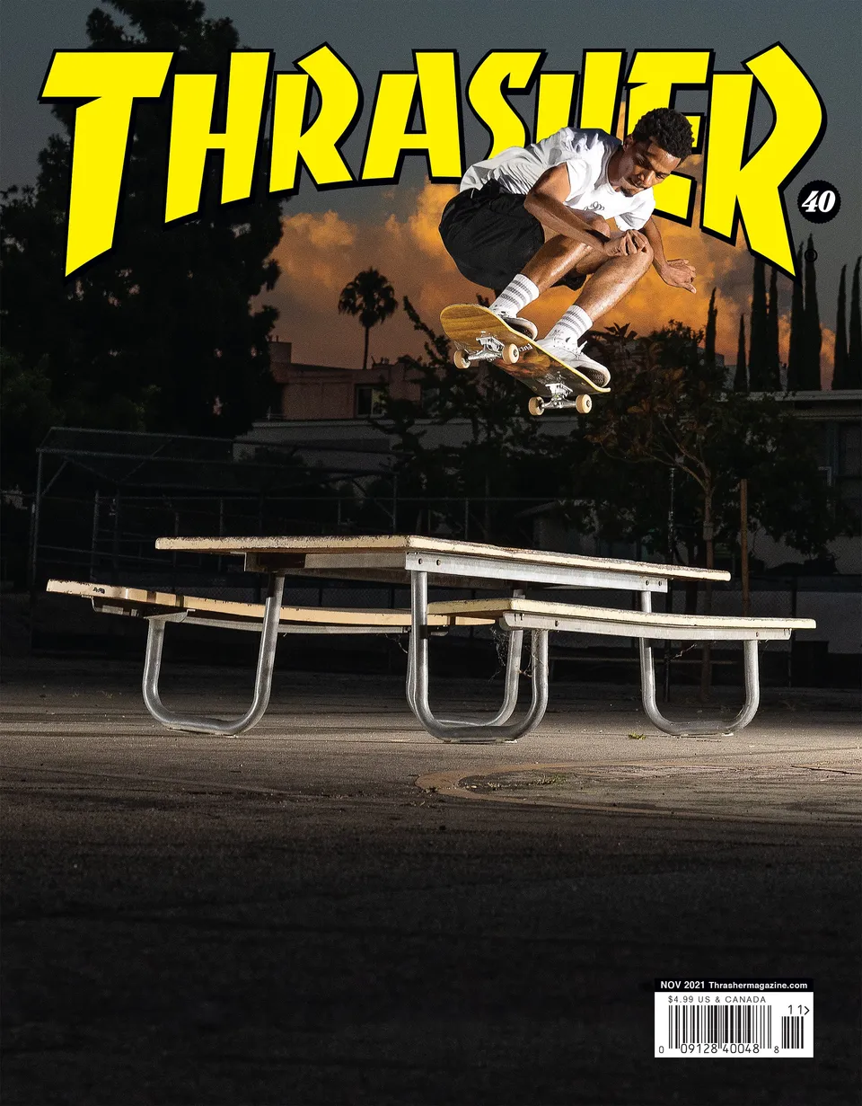 Thrasher Magazine novembre 2021 rivista copia singola