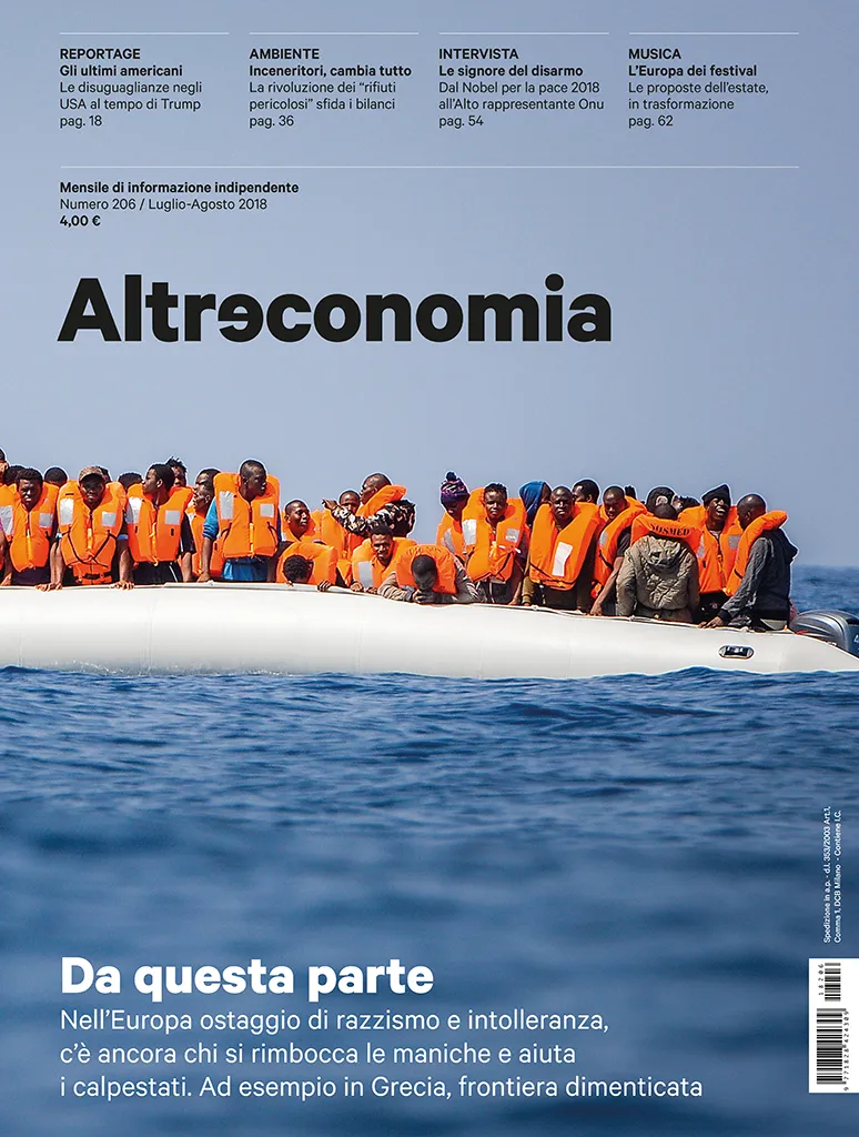Altreconomia 206 Da questa parte rivista copia singola Grecia