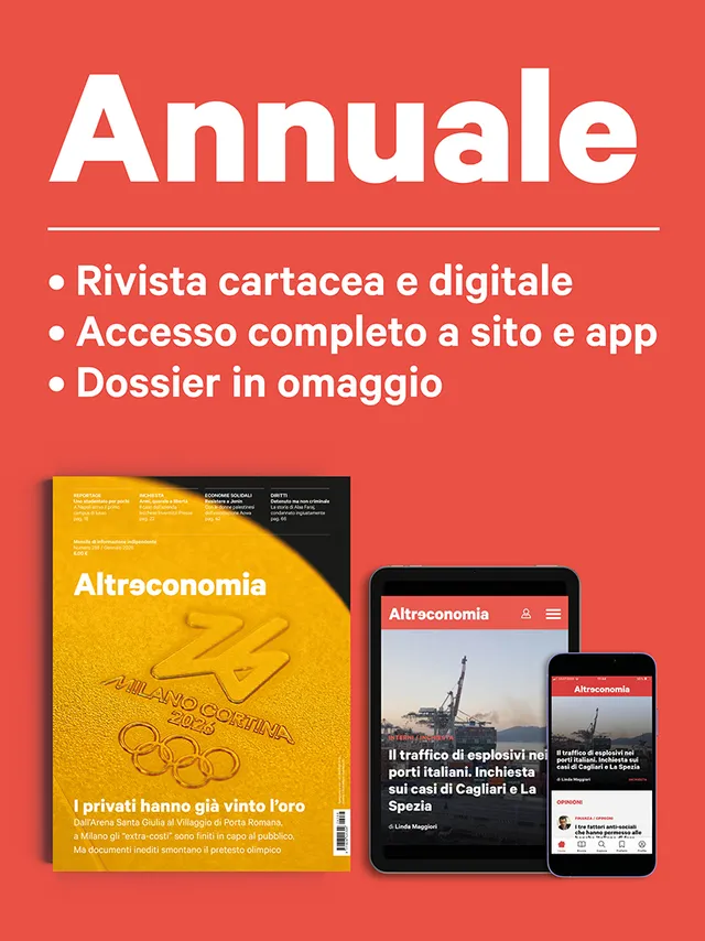 Altreconomia Annuale carta + digitale abbonamento 11 numeri