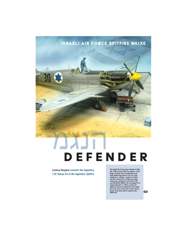 AFV Modeller AIR103 Defender articolo PDF aerei