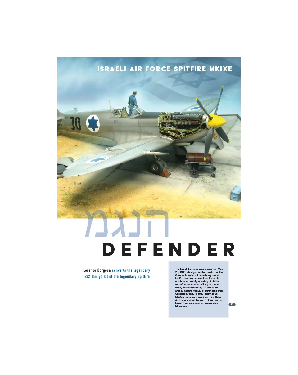 AFV Modeller AIR103 Defender articolo PDF aerei