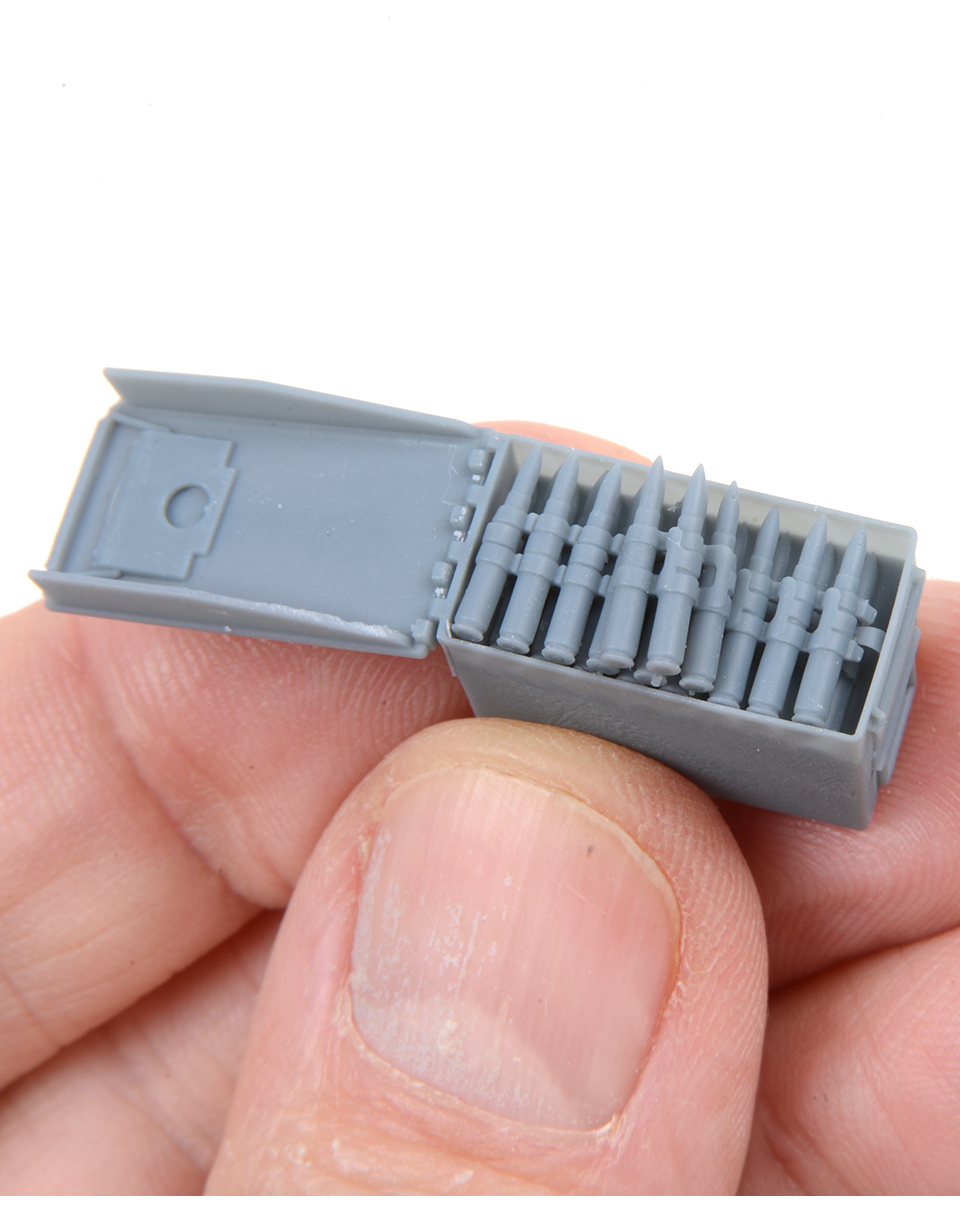 AFV Modeller 16223 cassette munizioni 1:16 Vietnam .50 Cal