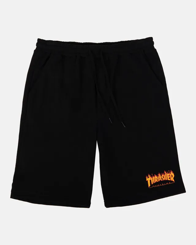 Thrasher Flame P.E. pantaloncini corti fleece cotone