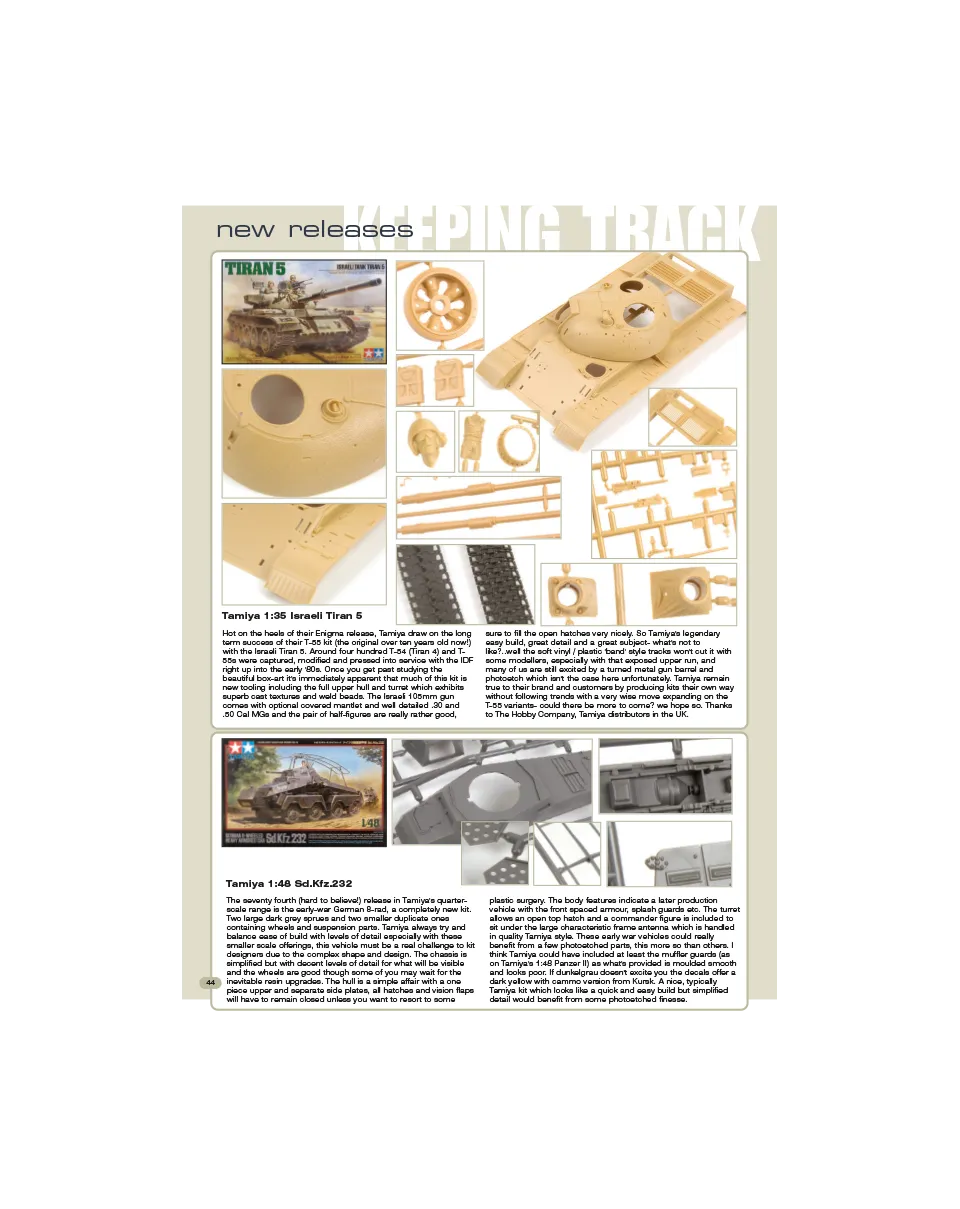 AFV Modeller AFV71 Keeping Track articolo PDF