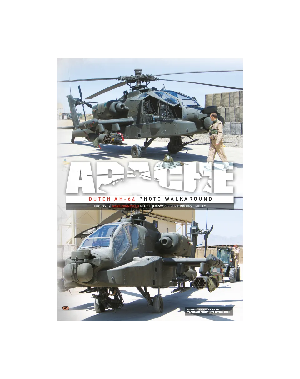 AFV Modeller AIR38 articolo PDF Apache Walkaround elicotteri