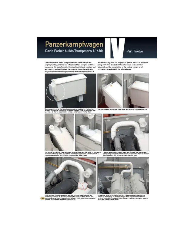 AFV Modeller AFV 94 numero PDF Panzerkampfwagen IV Part 12 carro