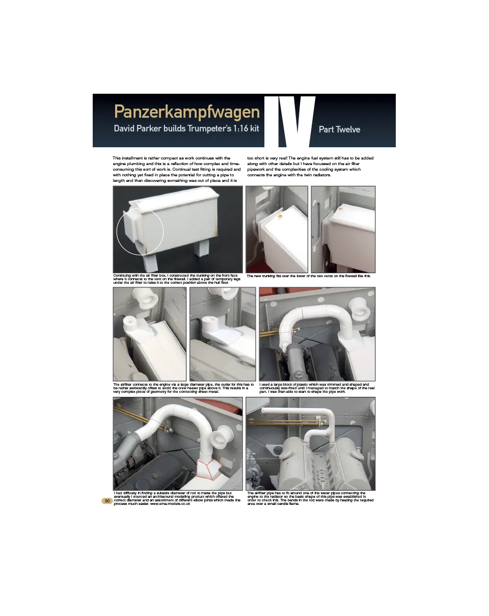 AFV Modeller AFV 94 numero PDF Panzerkampfwagen IV Part 12 carro