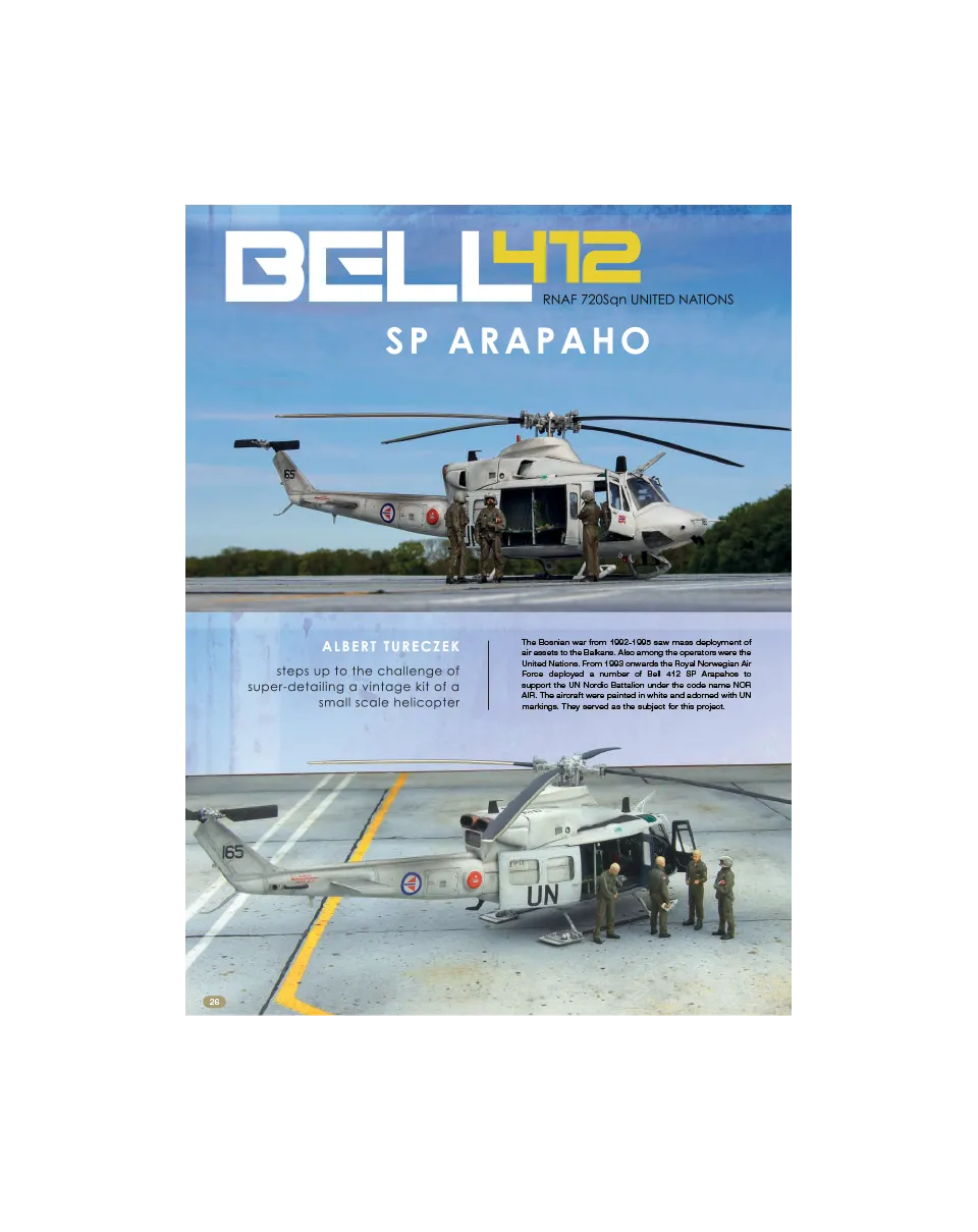 AFV Modeller AIR 92 numero PDF Bell 412 elicottero