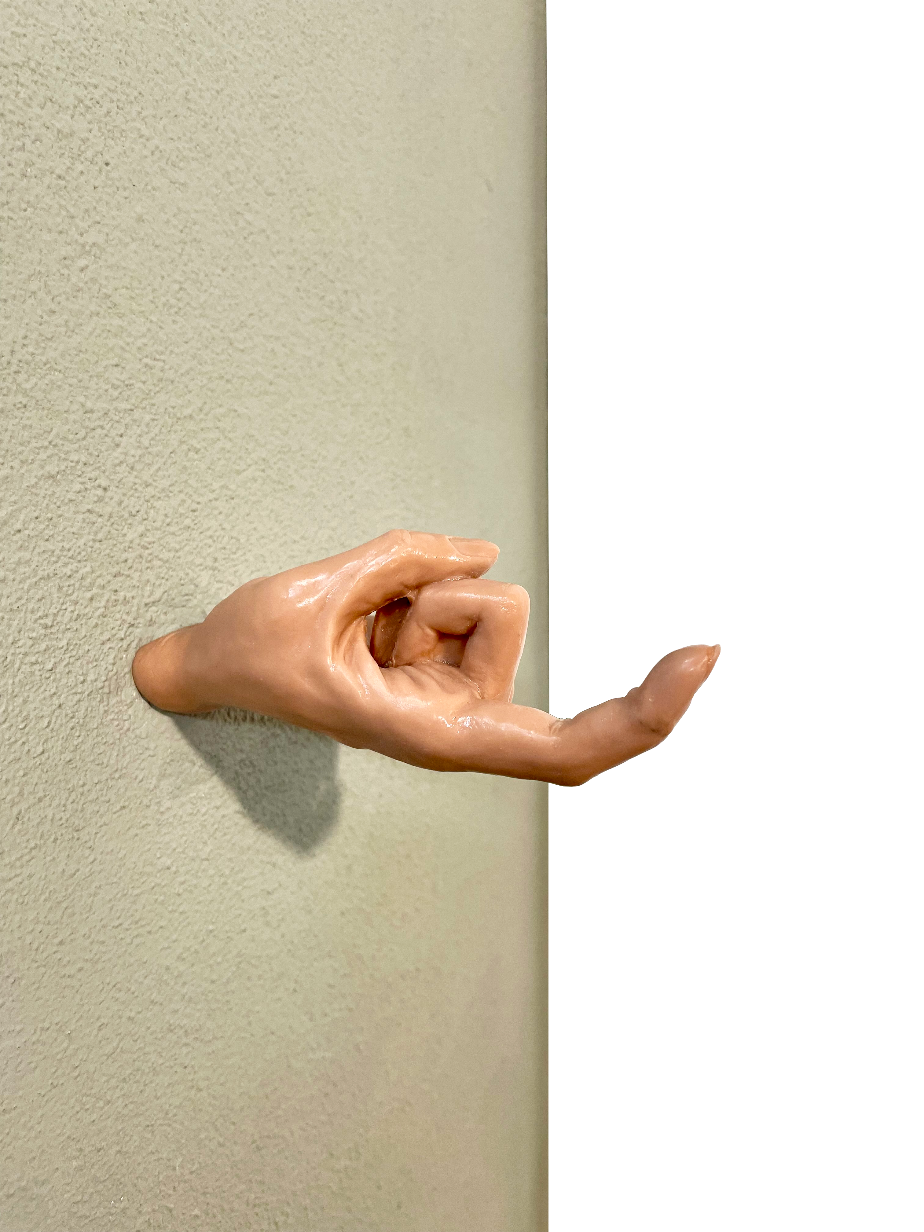 TOILETPAPER Appendito Wall Grip appendiabiti mano resina