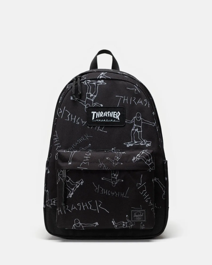 Thrasher Gonz Herschel Classic XL zaino nero 30L