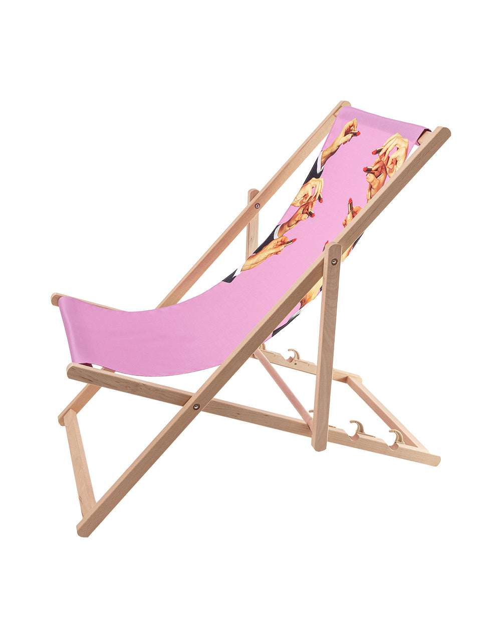 TOILETPAPER Deck Chair Frames sdraio legno faggio UV