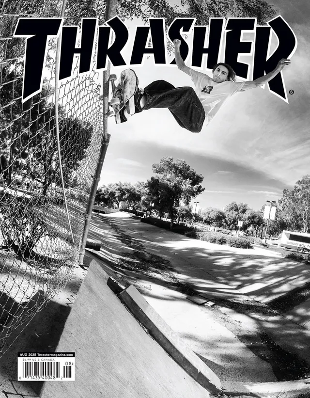 Thrasher Magazine agosto 2025 rivista copia singola